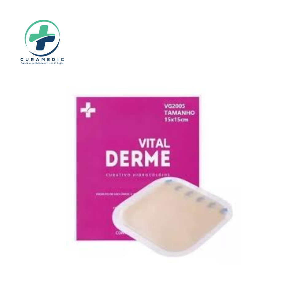 CURATIVOS HIDROCOLOIDE PLUS- VITAL DERME15X15cm