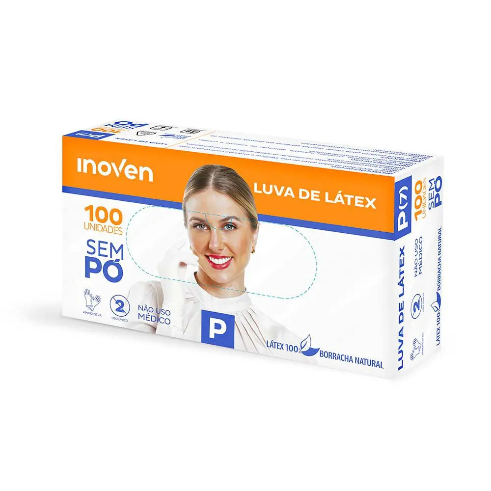 LUVA PROC NAO MEDICA INOVEN P C/100