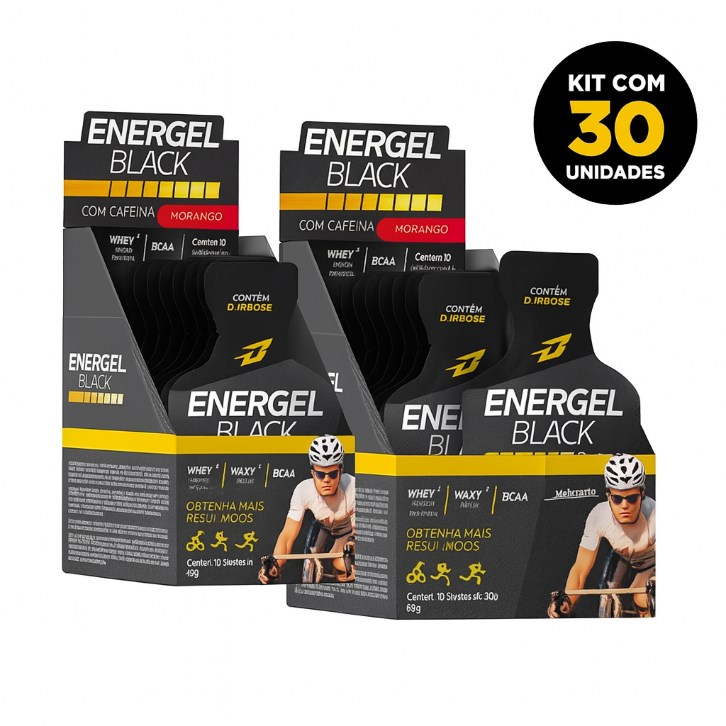 Energel Black BodyAction – Kit com 30 Sachês Sortidos