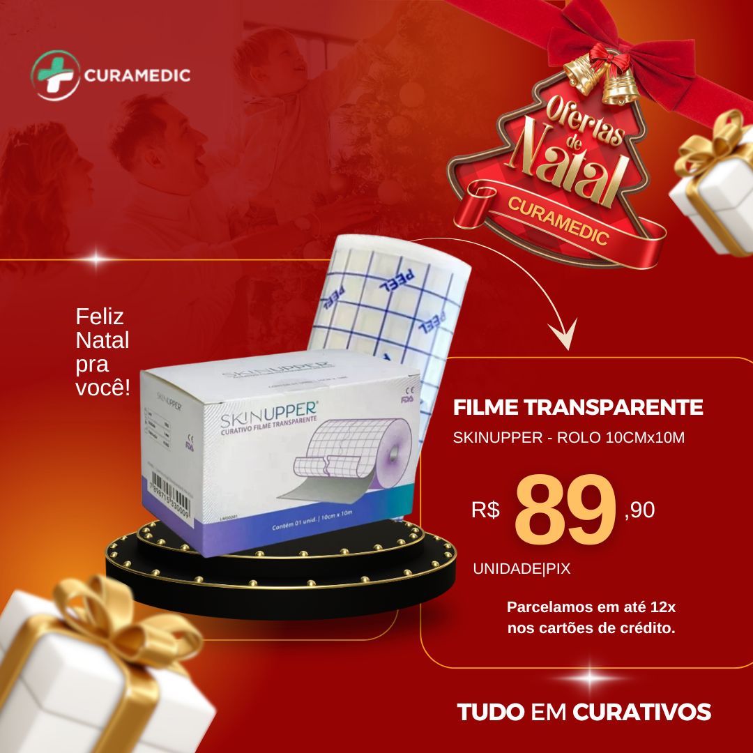 FILME TRANSPARENTE ROLO 10cm x 10mts SKINUPPER