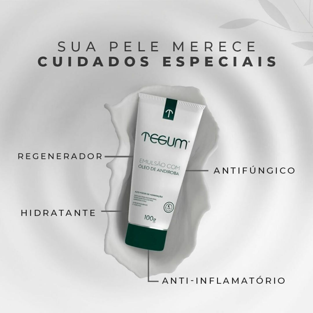 TEGUM CREME EMULSÃO COM ÓLEO DE ANDIROBA