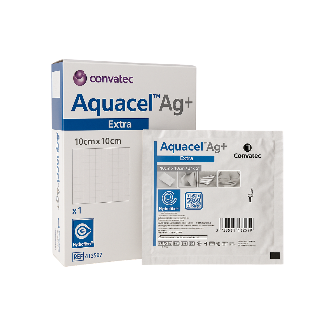 Curativo Aquacel Ag+ Extra Convatec - 10Cm X 10Cm (unidade)