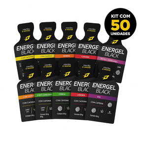 Energel Black BodyAction – Kit com 50 Sachês Sortidos