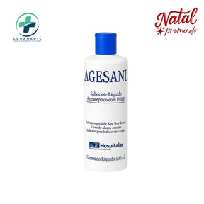 AGESANI- SABONETE LIQUÍDO ANTISSÉPTICO COM PHMB- 500ml