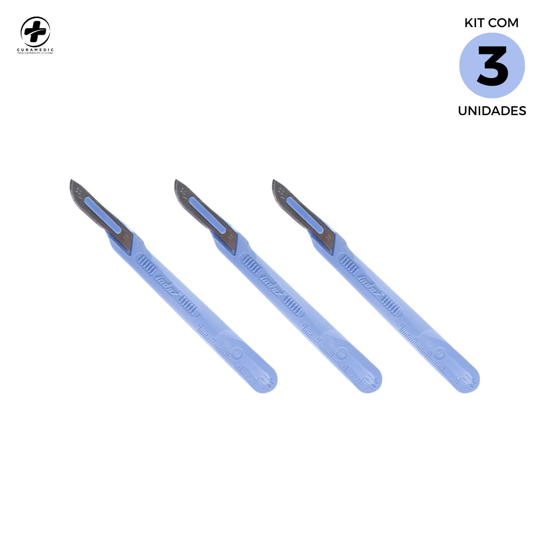 BISTURI DESCARTAVEL N15 - C/3 UNID