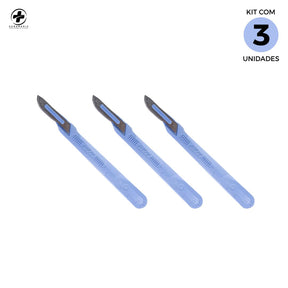 BISTURI DESCARTAVEL N15 - C/3 UNID