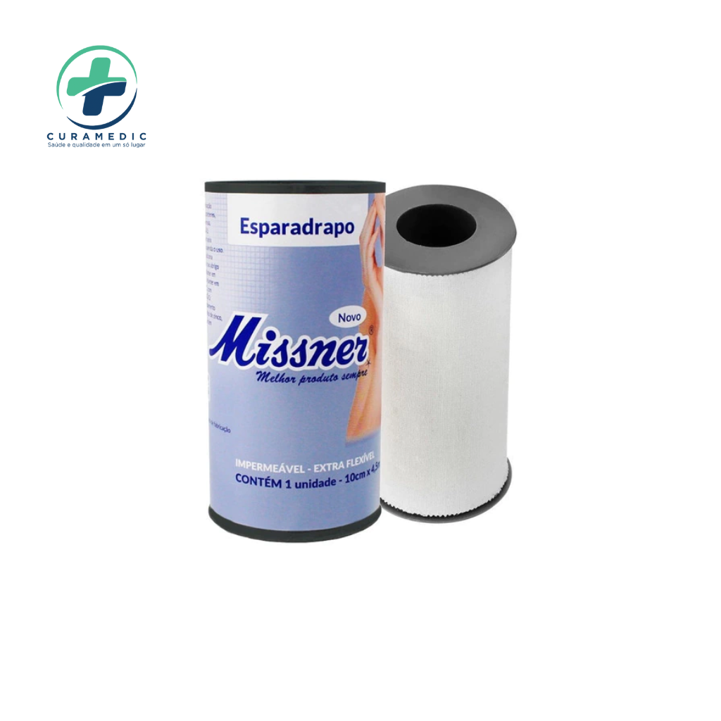 ESPARADRAPO BRANCO IMPERMEÁVEL 10CM X 4,5m