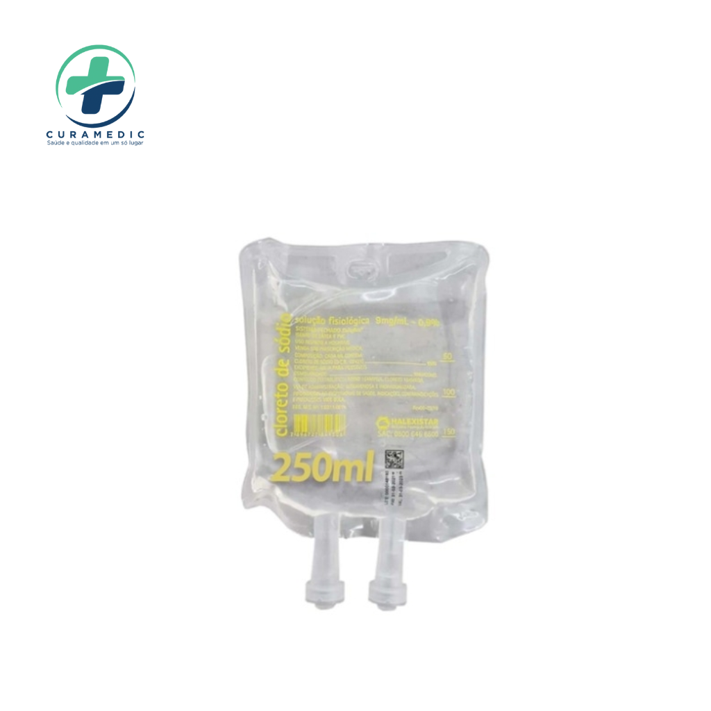 SOLUÇÃO FISIOLÓGICA 250 ML INJET BOLSA