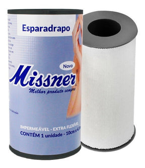 ESPARADRAPO BRANCO IMPERMEÁVEL 10CM X 4,5m
