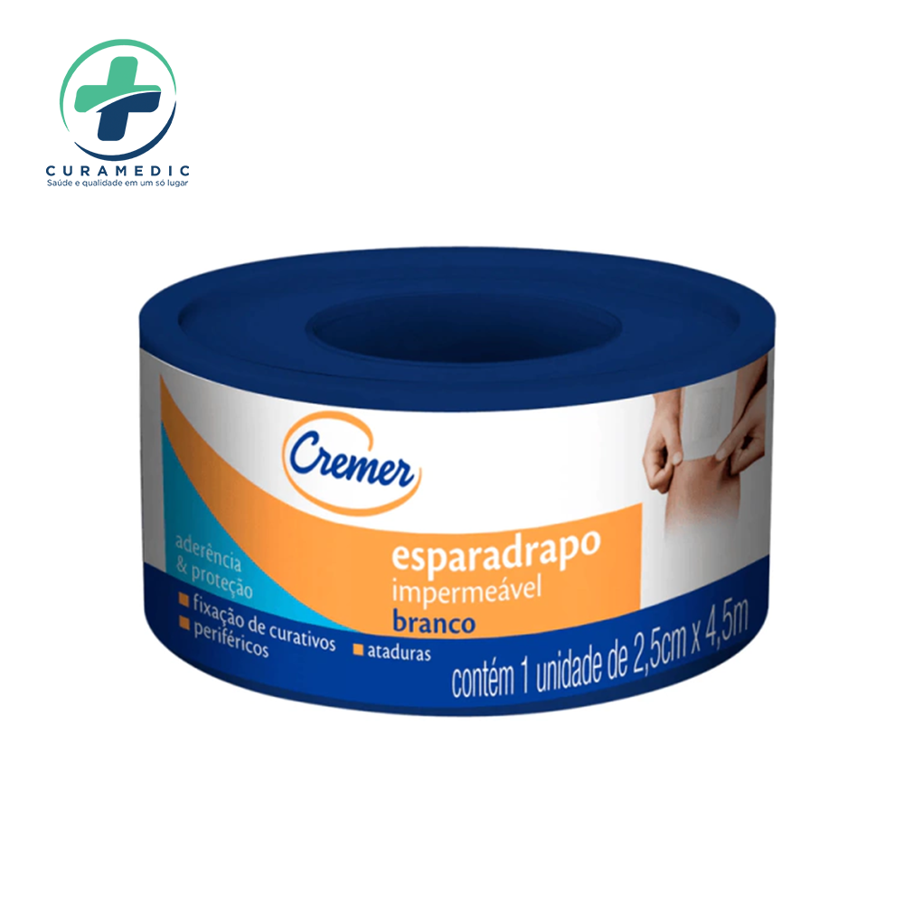 ESPARADRAP.BRANCO 3 - 2,5cm x 4,5m