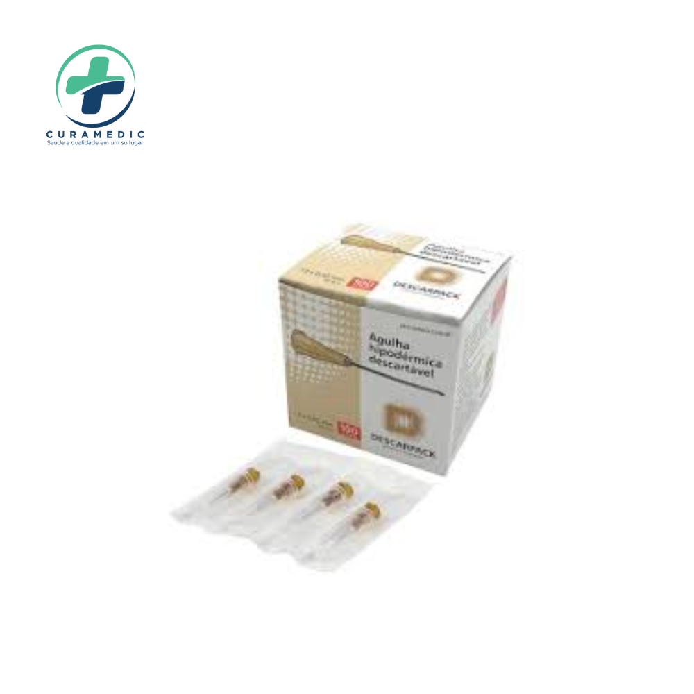 AGULHA 0,45 X 13 MM SR UNIDADE (DOURADA)
