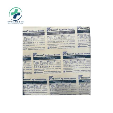 FIBROSOL AG FOAM GENTLE 10 X 10CM