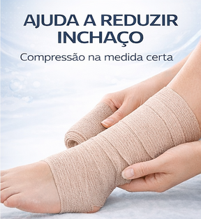 BANDAGEM ELASTICA 10,0cm x 4,5m BEGE
