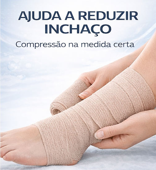 BANDAGEM ELASTICA 10,0cm x 4,5m BEGE