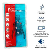 Bolsa Gel termica quente e frio para lesao colica dores musculares colorgel flexivel