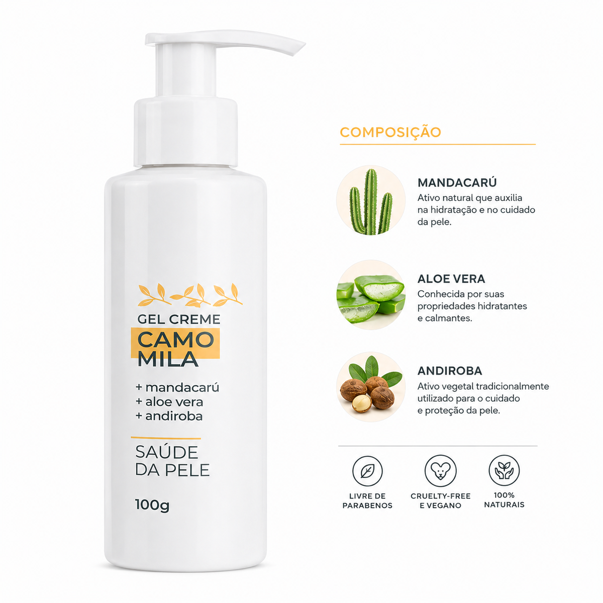 Hidrogel de Camomila - Orli - 100g