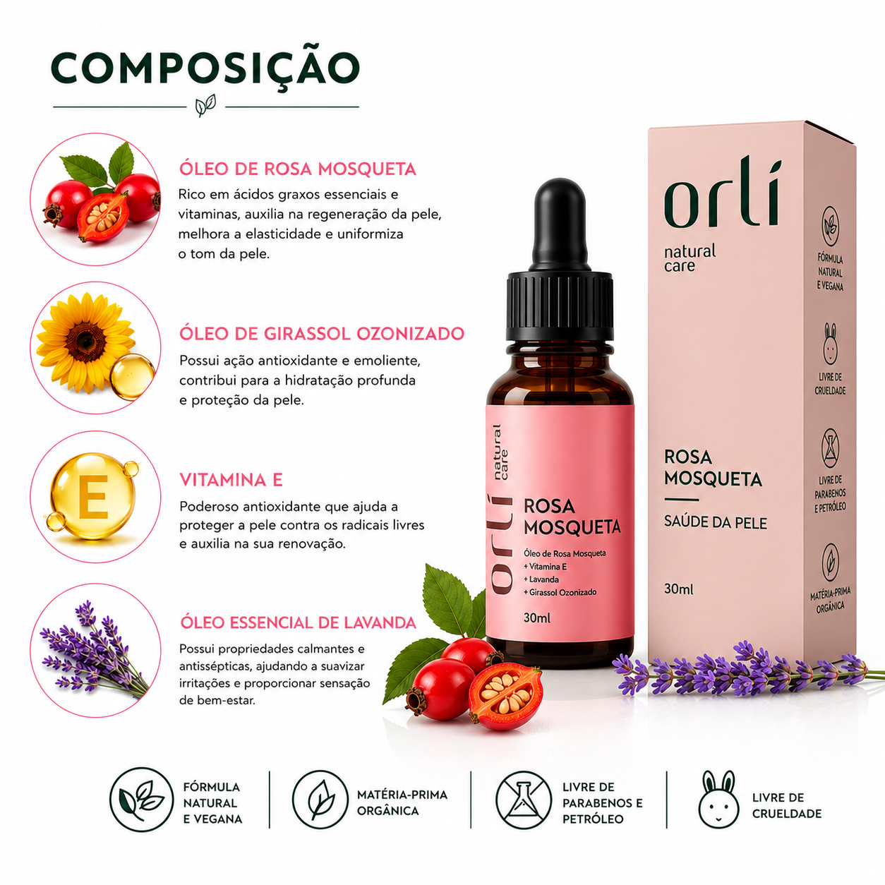 OLEO DE MOSQUETA - Orli - 30ml