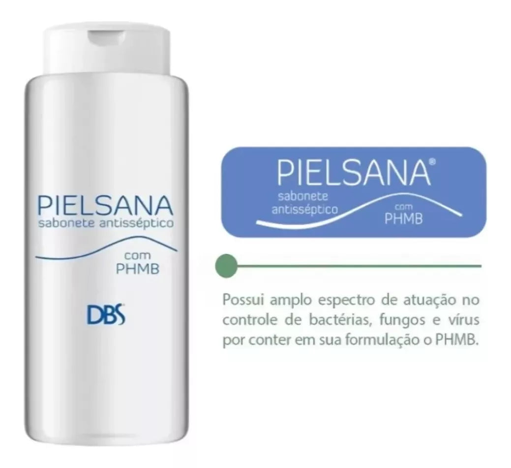 SABONETE ANTISSÉPTICO COM PHMB 500ML PIELSANA