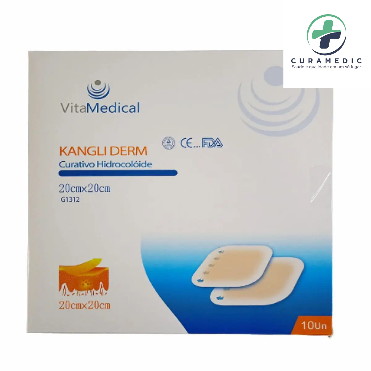 CURAT HIDROCOLOIDE EXT/FINO 10,0 x 10,0 VTM