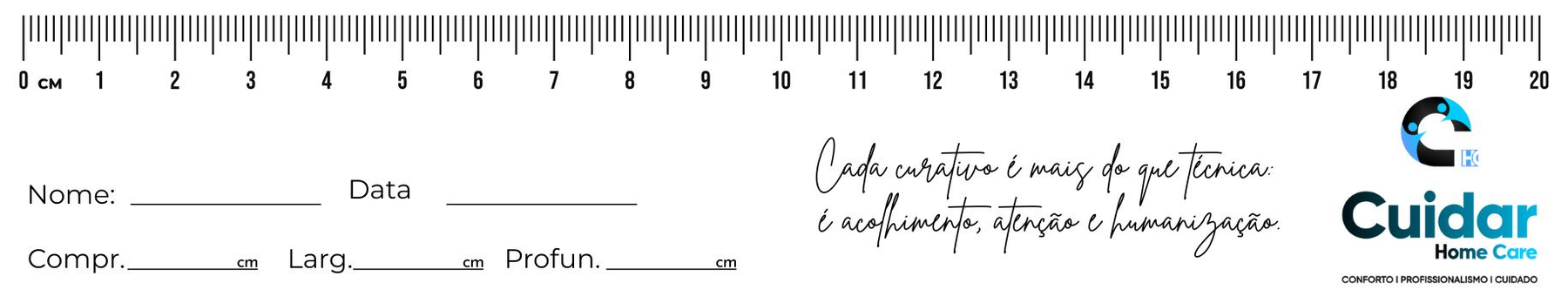 KIT 1 - REGUA 100 UNIDADE + RECEITUÁRIO A5 50 FOLHAS