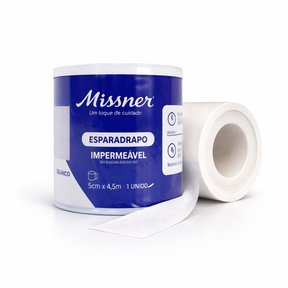 ESPARADRAPO BRANCO IMPERMEÁVEL 5cmX4,5m