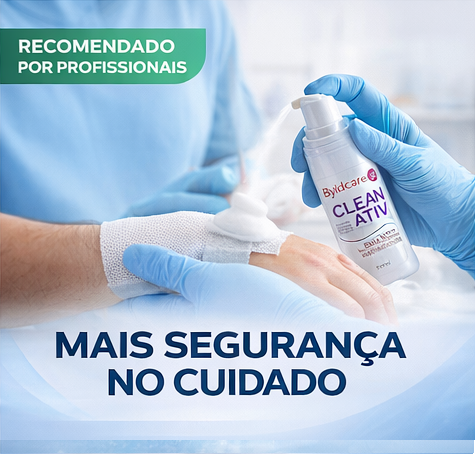 ESPUMA DE LIMPEZA ANTISSEPTICA CLEANTIV+PHMB 150ML