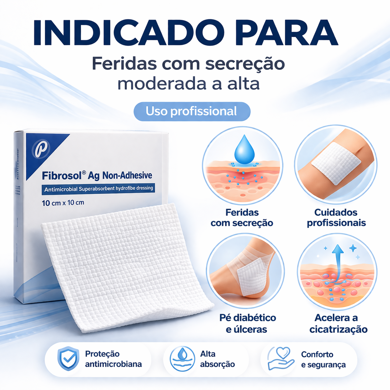 FIBROSOL AG 10X10 SIMPLES