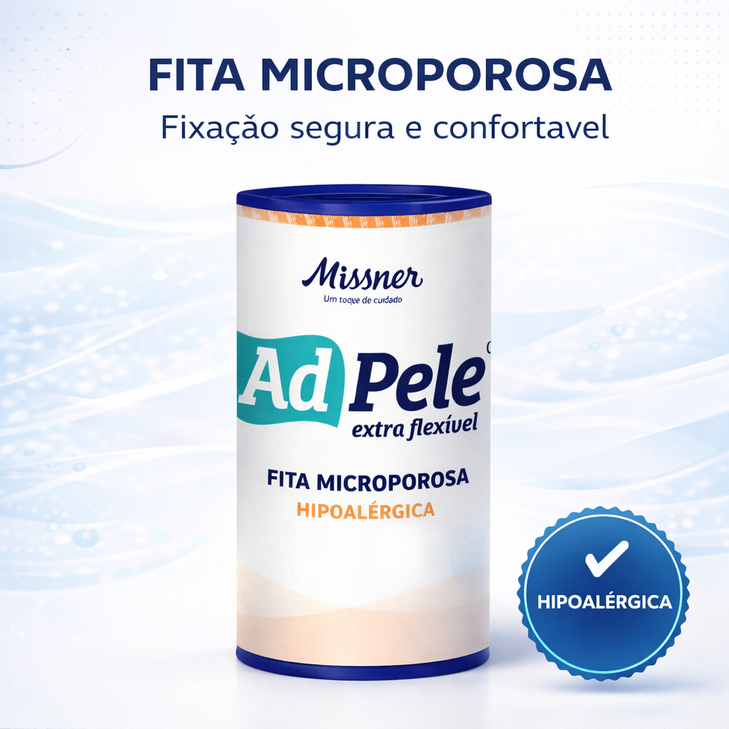 FITA MICROP. BRANCA HIPOALÉRGICA 10cmX4,5m MISSNER