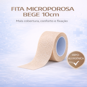 FITA MICROP. BEGE HIPOALÉRGICA 10cmX4,5m