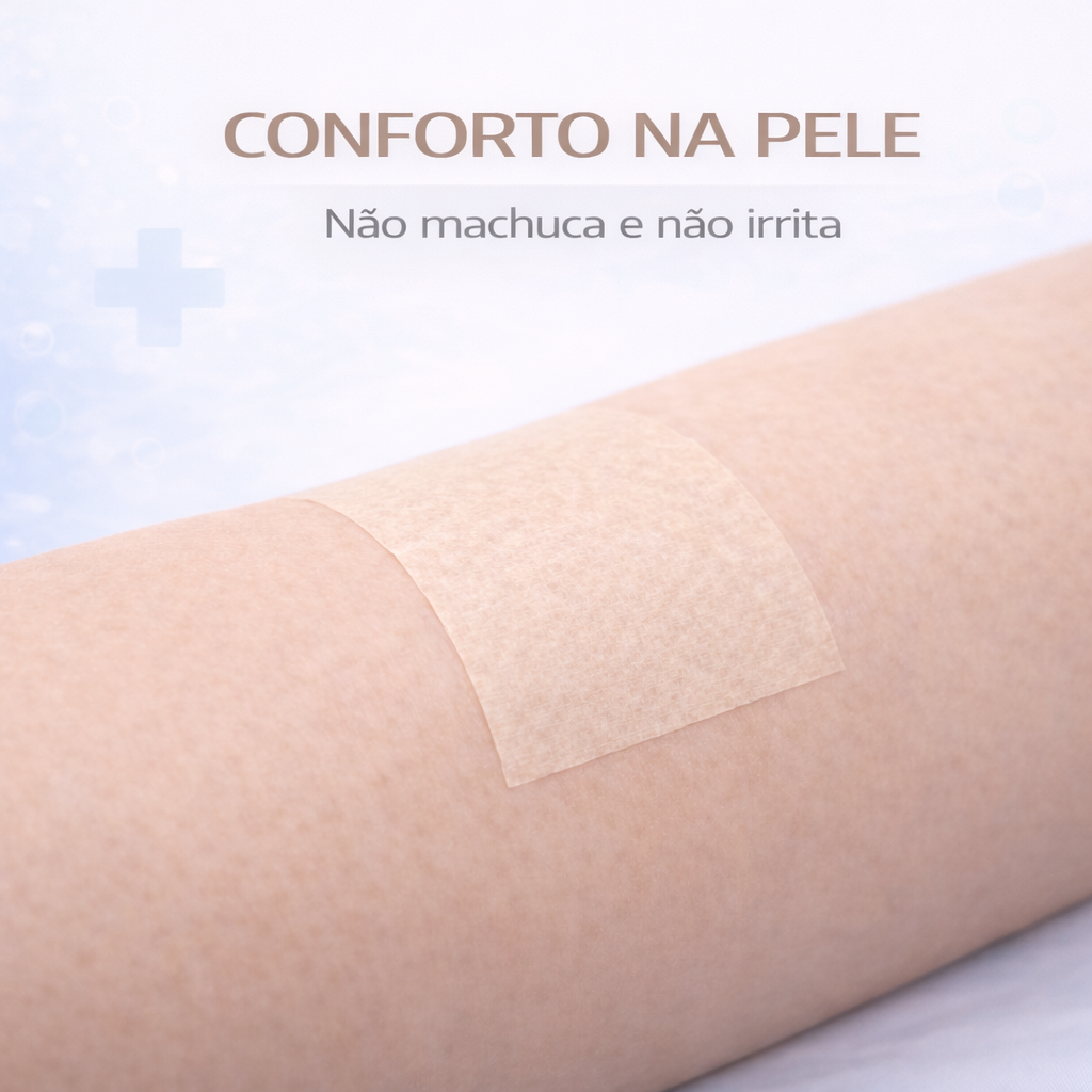 FITA MICROP. BEGE HIPOALÉRGICA 10cmX4,5m