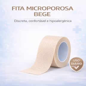 FITA MICROP. BEGE HIPOALÉRGICA 5cmX4,5m