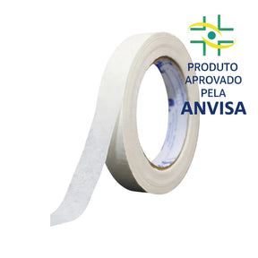Fita crepe hospitalar branco para fixar curativos premium saude