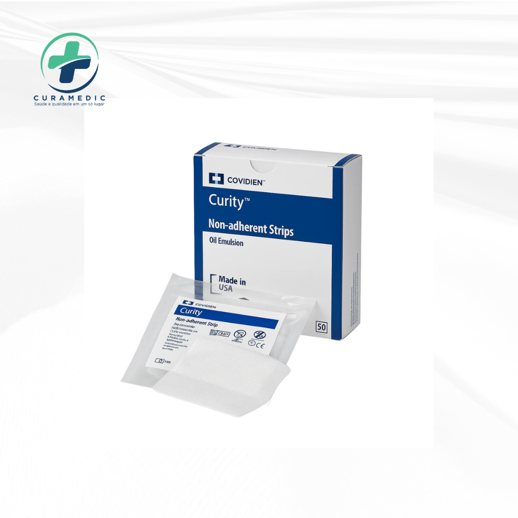 KIT CURITY Curativo Rayon Petrolatum 7,6x7,6cm 10UN