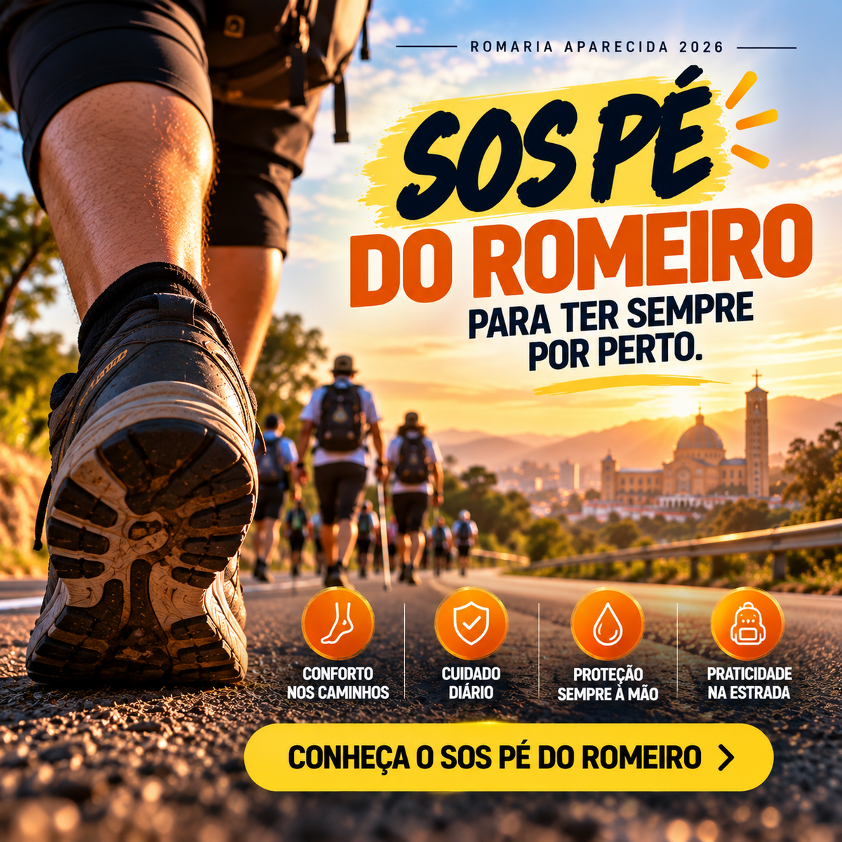 KIT SOS PÉ DO ROMEIRO