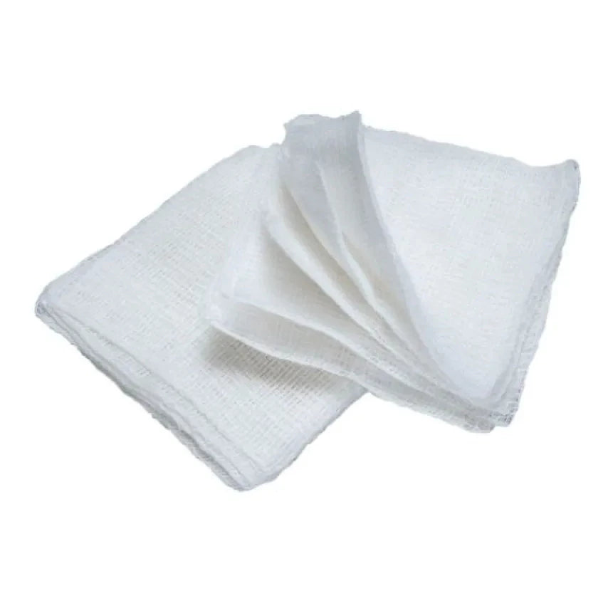 Kit 5 Pct Com 10un. Compressa Gaze 7,5x7,5 cm Não Aderente Estéril Tnt