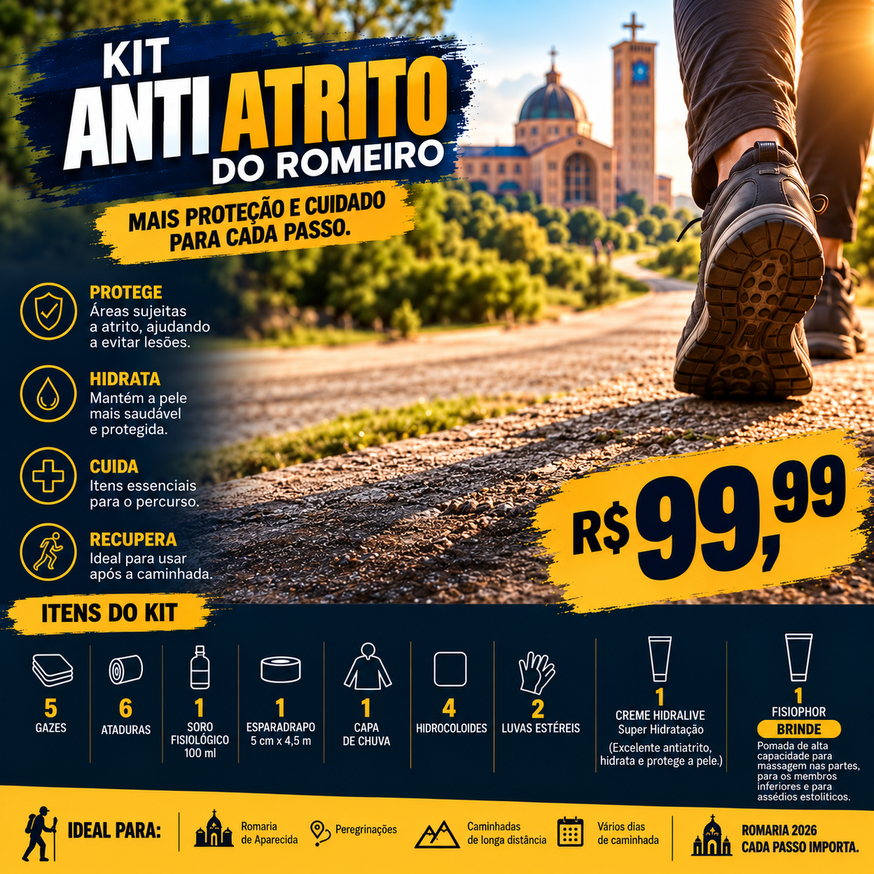 KIT ANTI ATRITO DO ROMEIRO