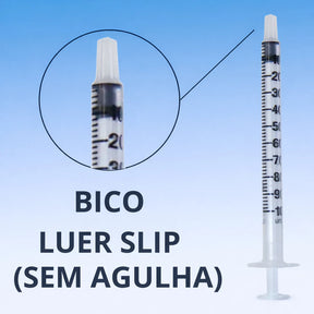 Seringa de Insulina 1ml com Escala Precisa Sem AGULHA BOTOX INSULINA KIT 50 UNIDADES