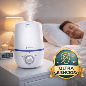 Umidificador de Ar Dellamed Umi Star Bivolt 110/220V Silencioso Grande Capacidade com Compartimento para Essências Aroma