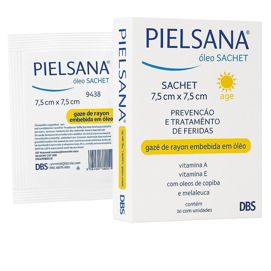 GAZE DE RAYON 7,5X7,5 c/ 3 ML PIELSANA SACHET