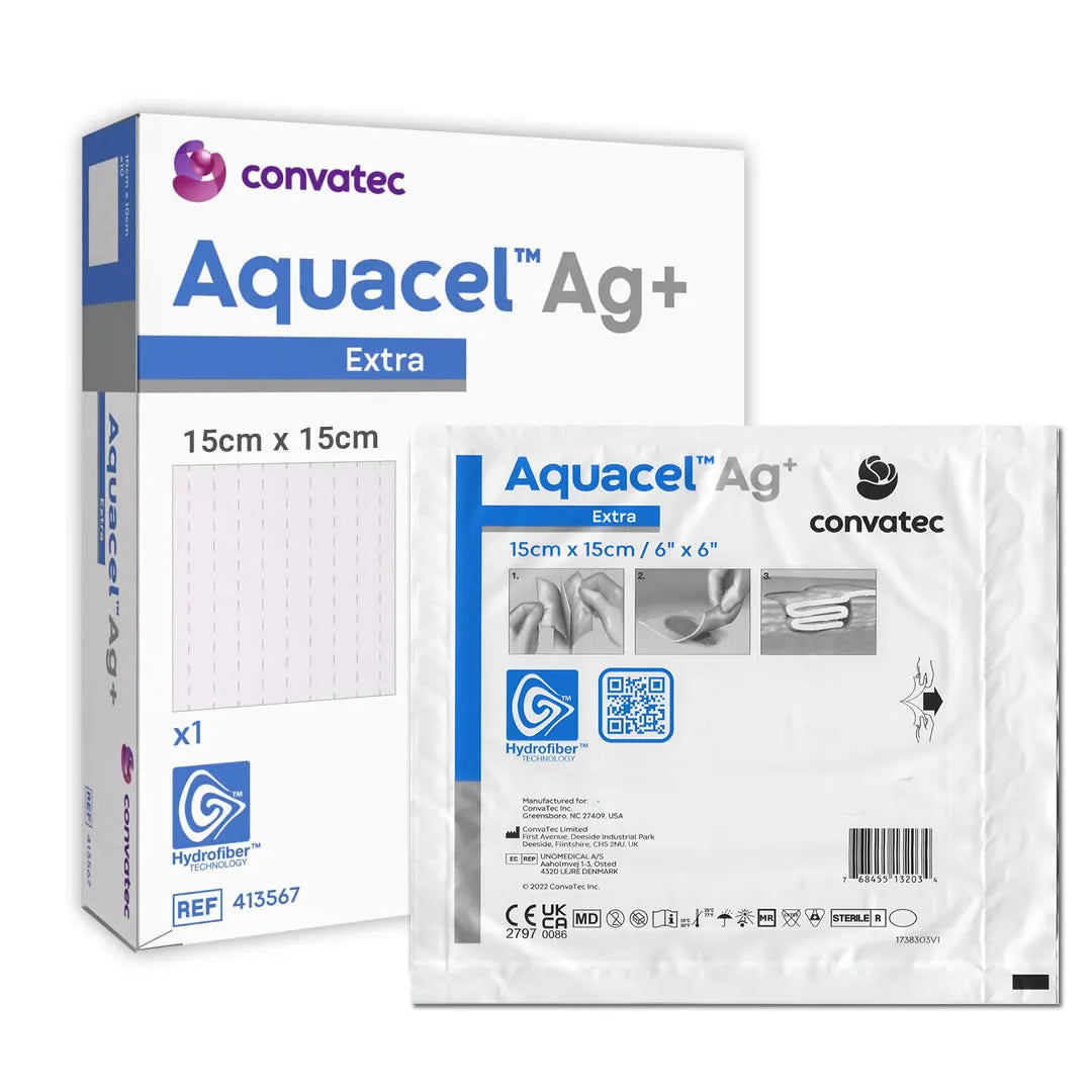 Curativo Aquacel Ag+ Extra Convatec - 15Cm X 15Cm (unidade)