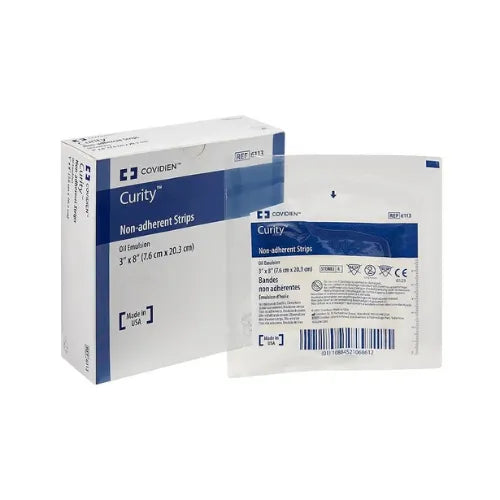 GAZE RAYON COM PETROLATUM NAO ADERENTE 7,6x7,6cm  CURITY