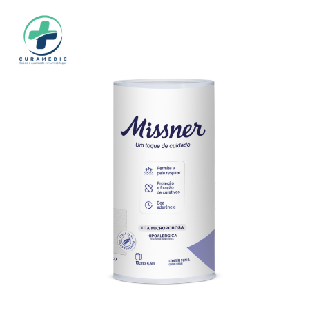 FITA MICROP. BRANCA HIPOALÉRGICA 10cmX4,5m MISSNER