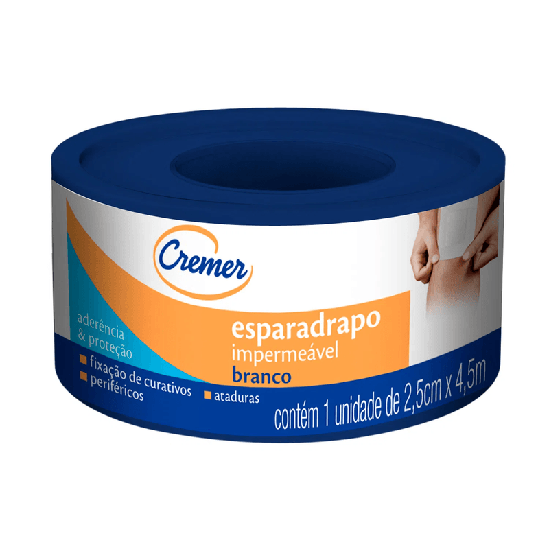 ESPARADRAP.BRANCO 3 - 2,5cm x 4,5m CREMER