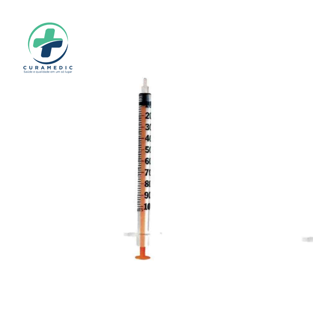 SERINGA PARA INSULINA ESTÉRIL SEM AGULHA 1ML INJEX