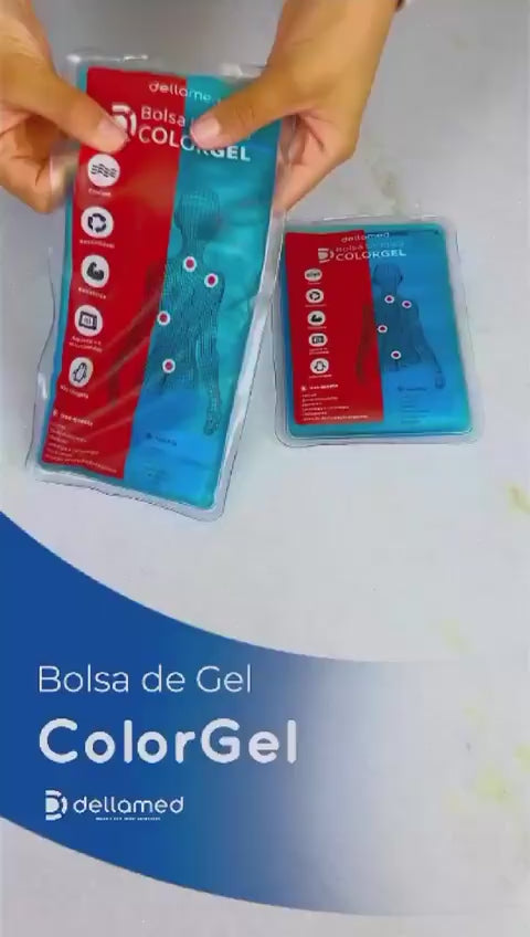 Bolsa Gel termica quente e frio para lesao colica dores musculares colorgel flexivel