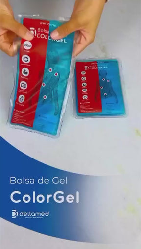 Bolsa Gel termica quente e frio para lesao colica dores musculares colorgel flexivel